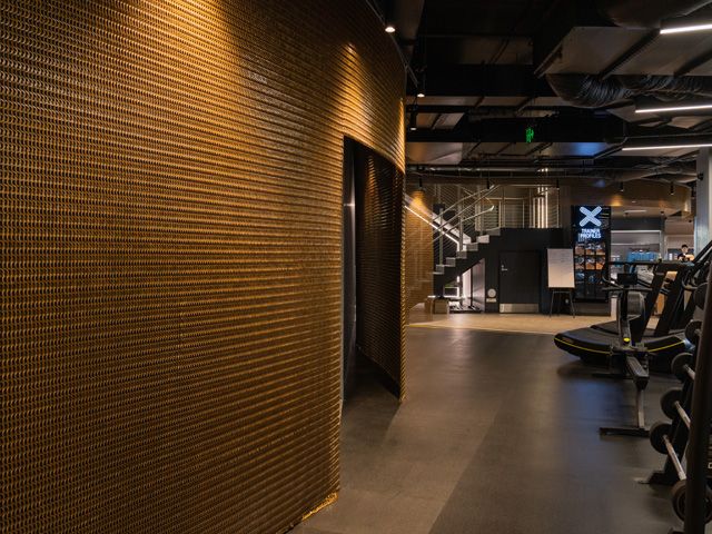 Architectural Mesh Screens for X-Active Gym