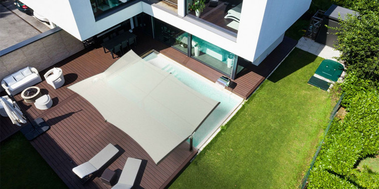 iKOE Cantilever Pool Shade