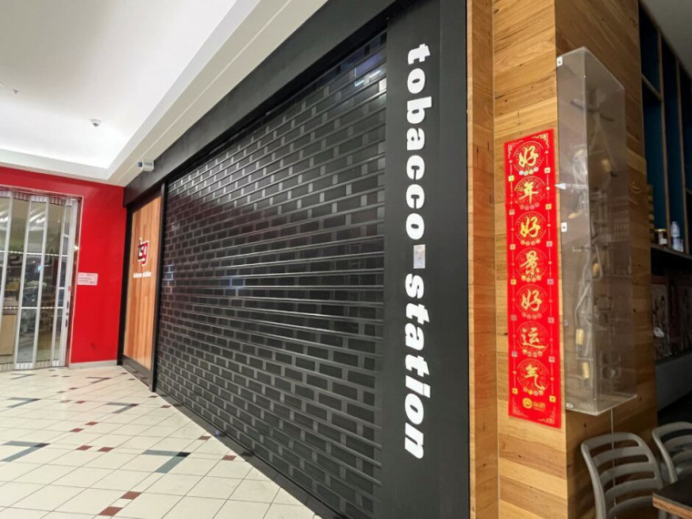Perforated Roller Shutters for Tobacconist in Melbourne