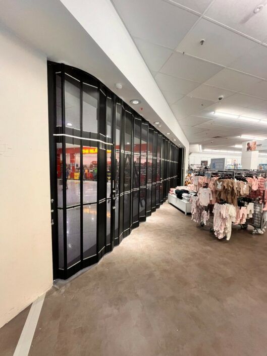 Stylish Foldable Doors with Emergency Breakout Door Feature