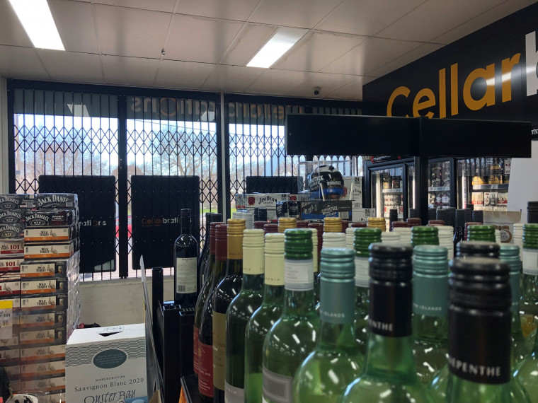 Expandable Security Gates are Ideal to Secure Liquor Stores and Hotel Bottle Shops
