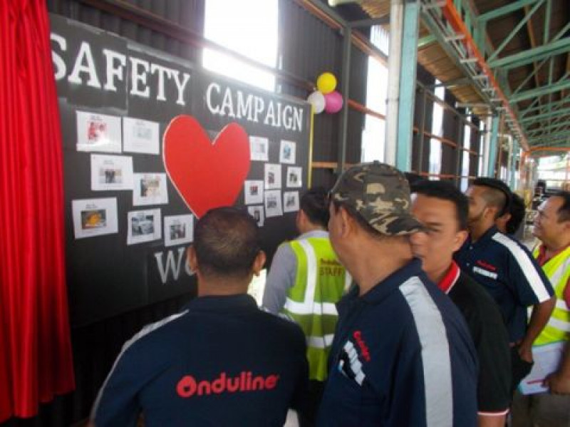 We Care : Kampanye Keselamatan di Pabrik Onduline