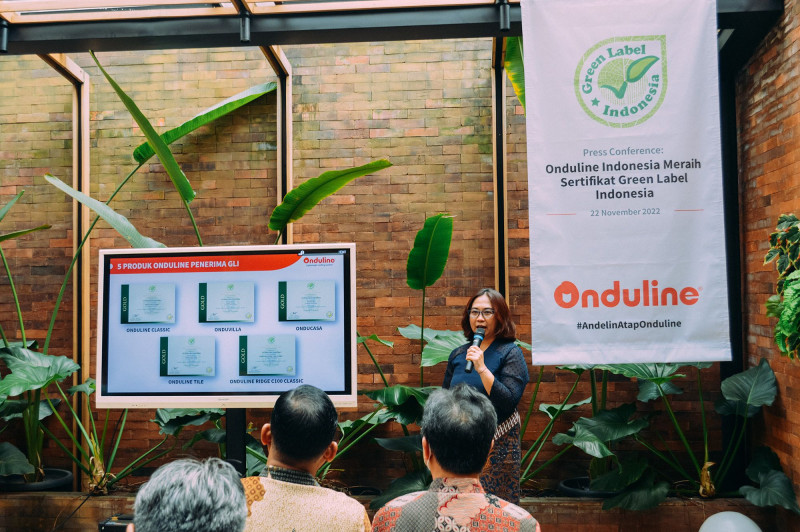 Atap Ringan Bitumen Ramah Lingkungan, PT Onduline Indonesia Raih Sertifikasi Hijau