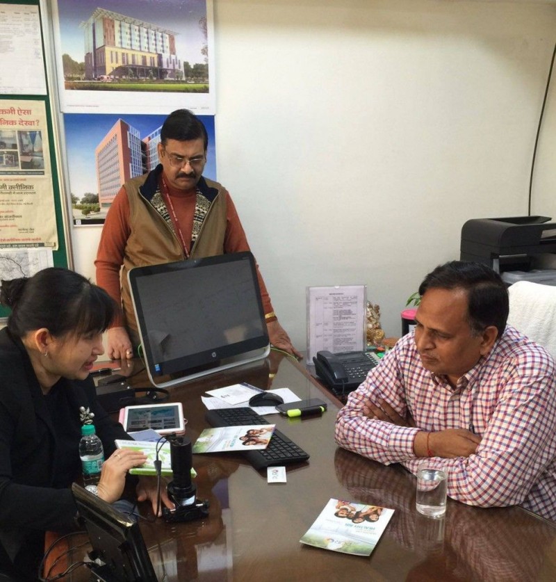 Product presentation and Meeting with Health Minister at New Delhi