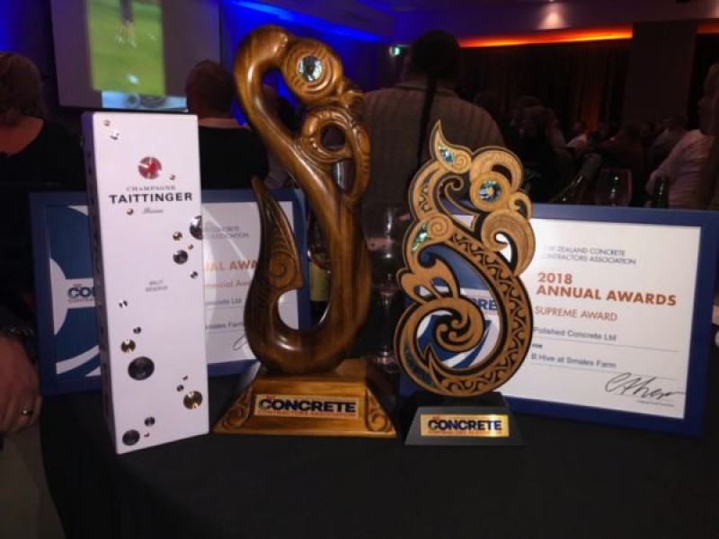 Proud Winners of the Concrete Contractors Awards