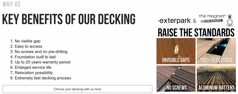 Key Benefits Of Our Decking