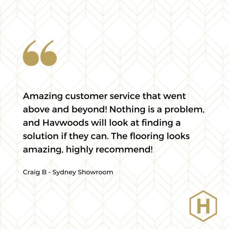 A Lovely Client Review from Our Sydney Showroom