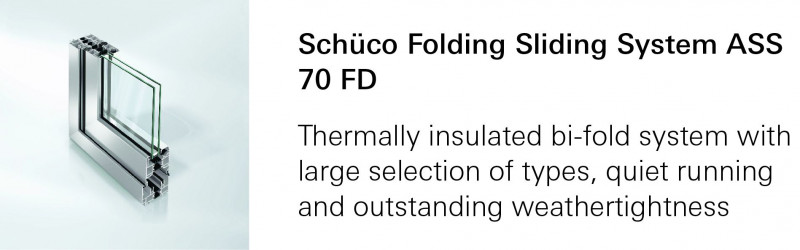 Schüco sliding door - Opening types