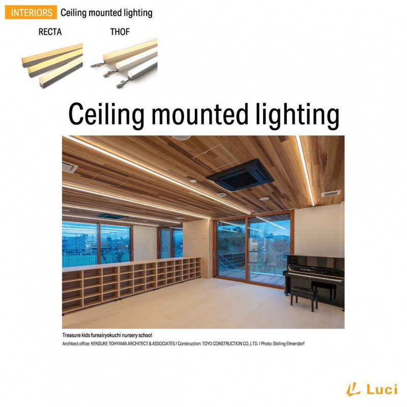 Ceiling Mounted Direct Lighting