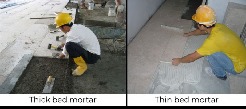 Screeds & Mortars for tiling works