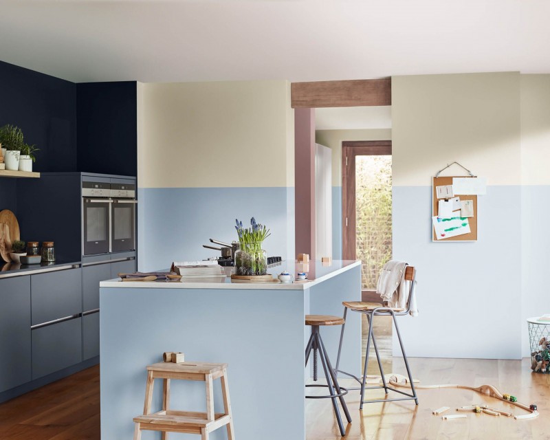 4 Ways To Colour Your Kitchen With Dulux Of The Year 2018 Archify Singapore - Kitchen Wall Paint Colours 2018