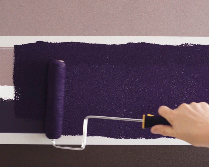 Step-by-step guide to painting a blurred line