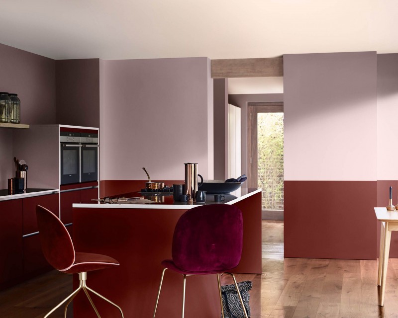 4 Ways To Colour Your Kitchen With Dulux Of The Year 2018 Archify Singapore - Kitchen Wall Paint Colours 2018