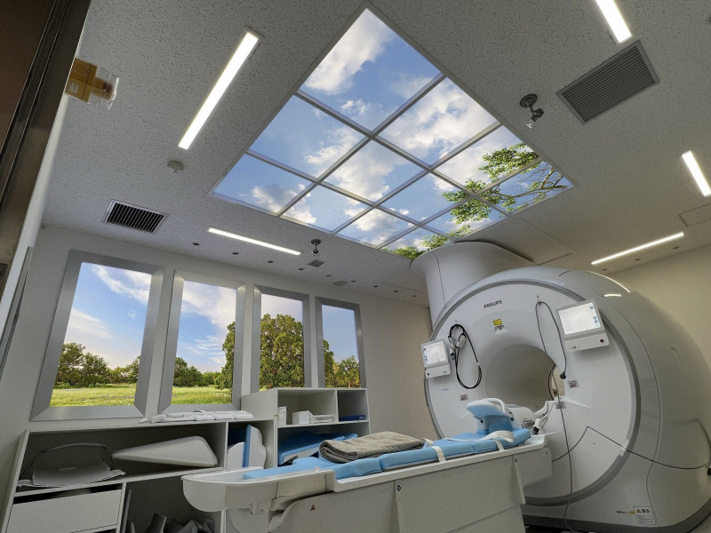 SkyCeilings™ and Virtual Windows™ bring indoor the therapeutic benefits of a visual connection to nature