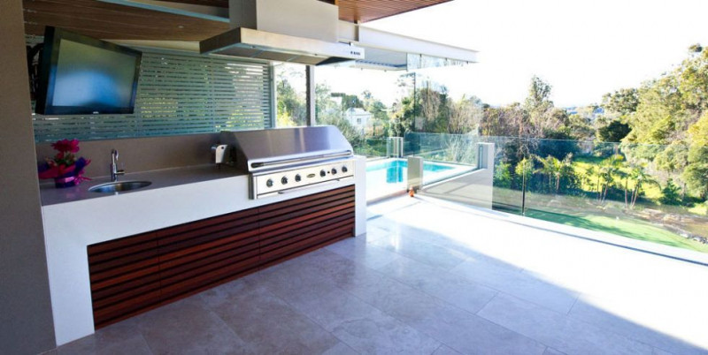 Designing with Staron Solid Surface in Outdoor Kitchens